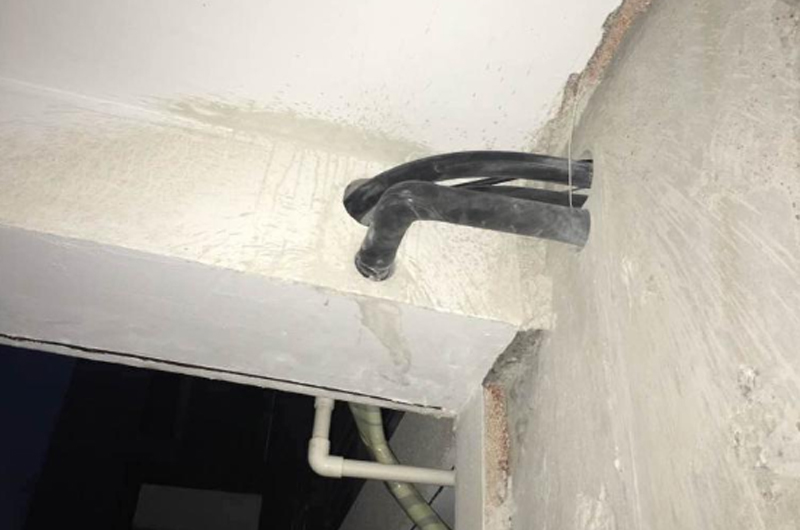 裝修空調開孔打斷鋼筋怎么辦?