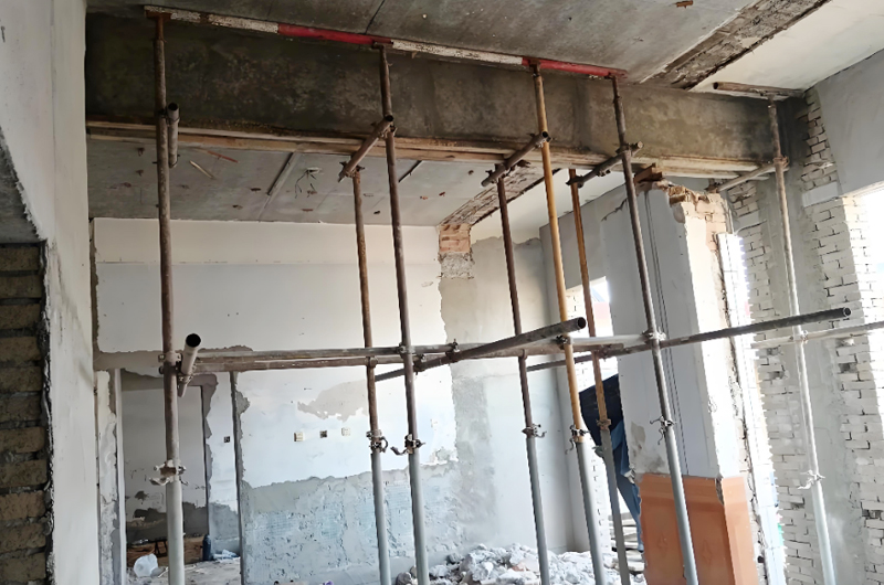 自建房墻改梁施工方法